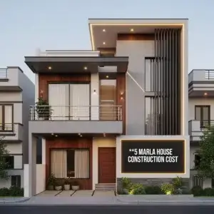 5 Marla House Construction Cost in lahore