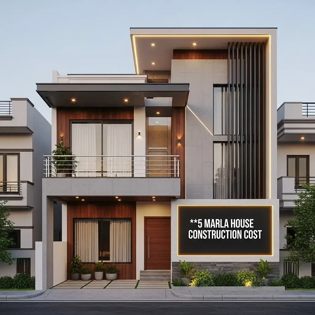 5 Marla House Construction Cost in lahore